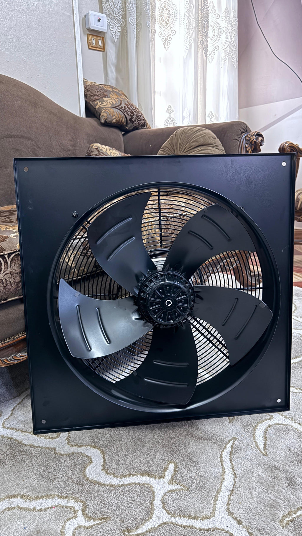 شفاط مزرعة دواجن 70×70 سم – موتور نحاس 450 وات