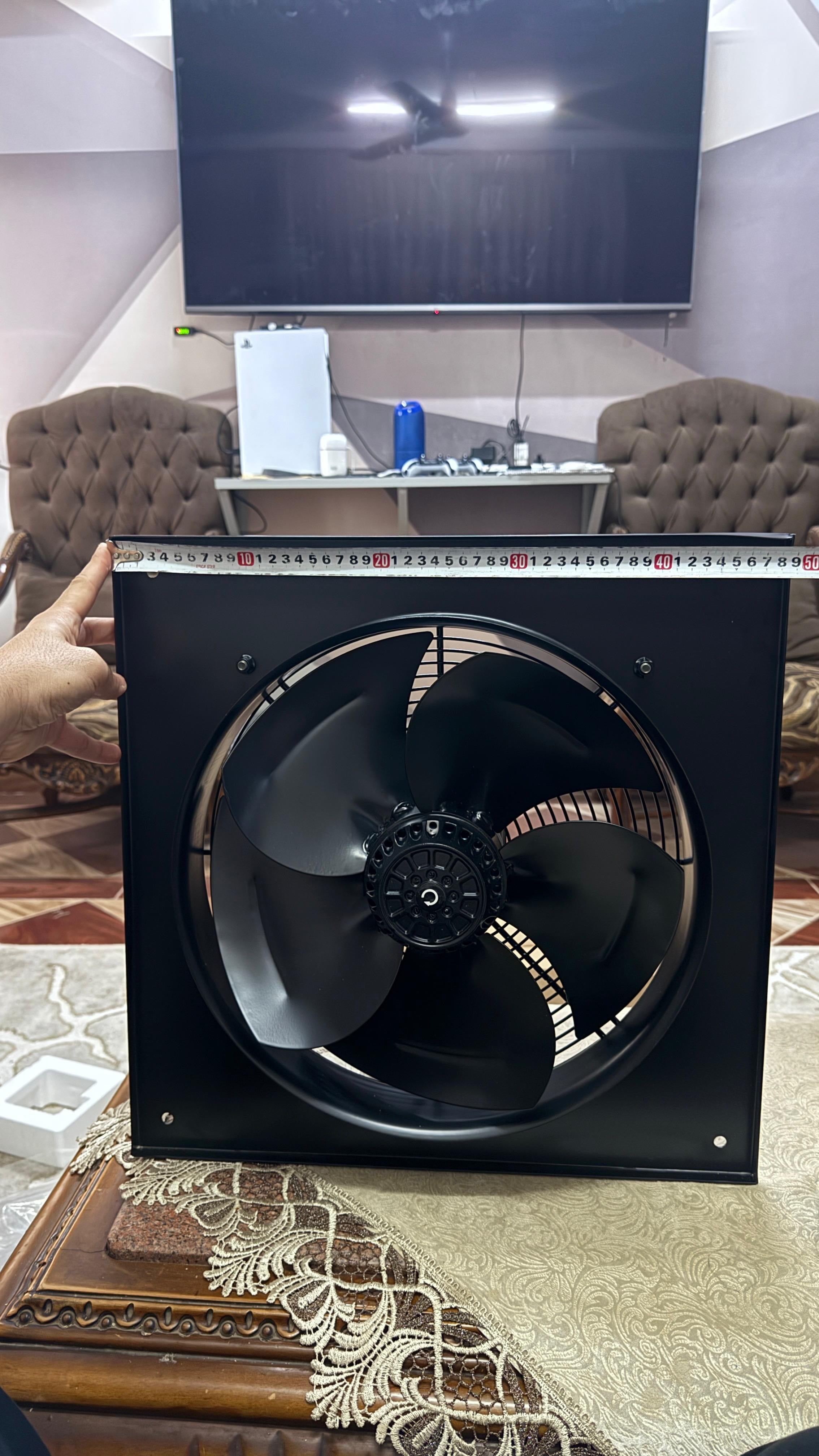 شفاط مزرعة دواجن 50×50 سم – موتور نحاس 140 وات